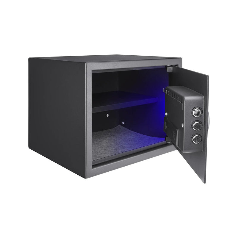 WL120 WardenLight 1.2 Cu. ft Digital Keypad Safe with Interior LED Light, 11.42" H x 15.75" W x 10.63" D