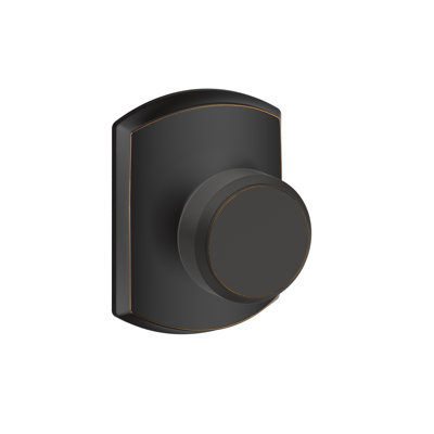 Bowery Knob with Greenwich Trim Hall and Closet Lock