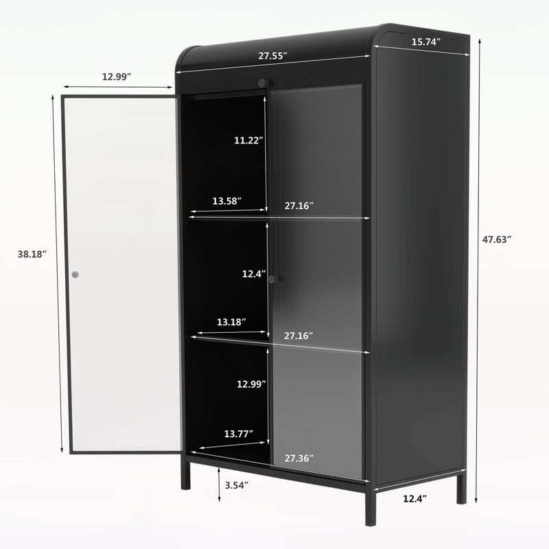 Metal Storage Cabinet with Advanced Design for Diverse Spaces