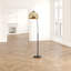 Loreta 170cm Black Arched Floor Lamp
