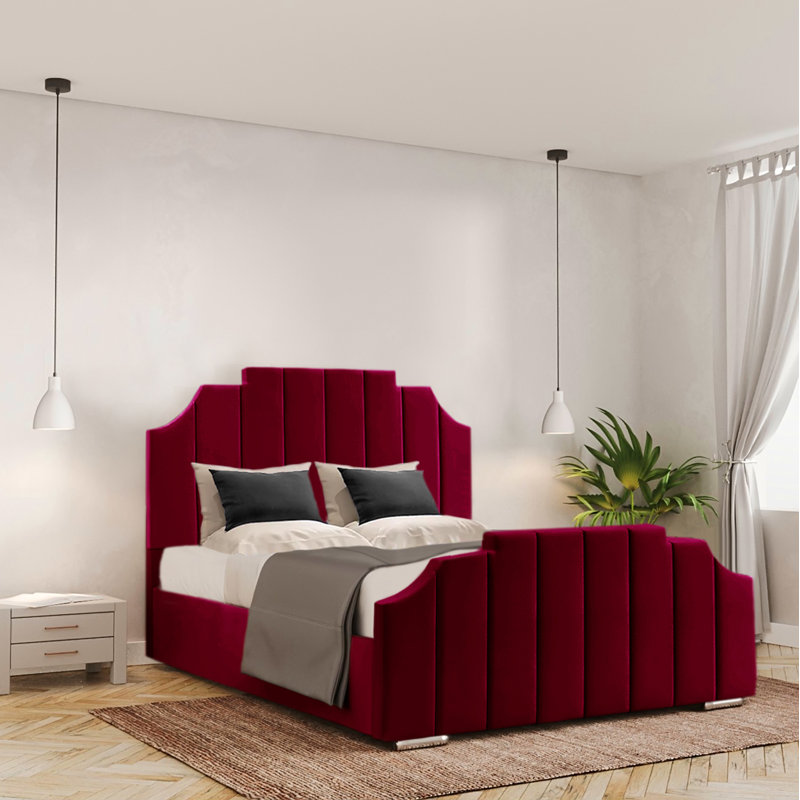 Annajane Bed Frame, Single (3'), Red