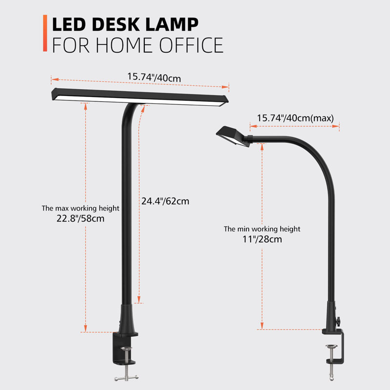 Adysan Desk Lamp, Black