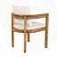 Ensemble de 7 chaises d'extérieur en bois d'acacia avec coussins
