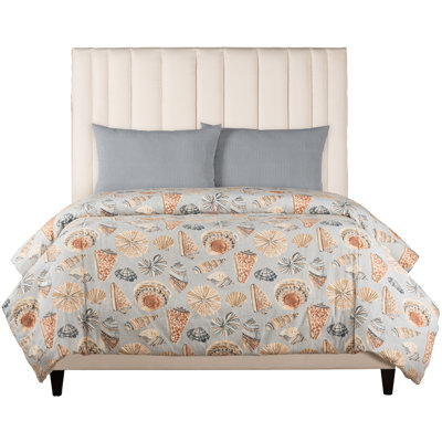 Magnolia Home Fashions Longboat Sunset Coastal Duvet Cover & Shams Set