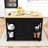 Expandable Mobile Kitchen Island Cart with Built-in Charging Station and Internal Storage-971435796