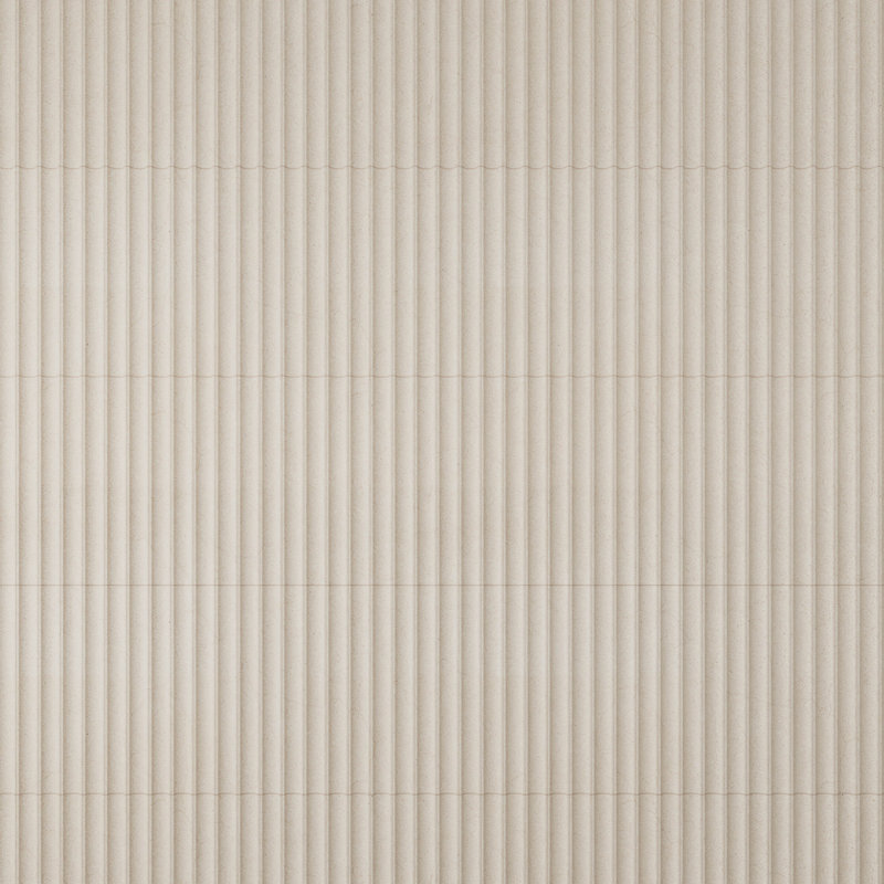 Spanish Deco Pureform Porcelain 12"x 24" Floor and Wall Tile - (5 PCS, 10.76 Sq. Ft.), Natural Cream