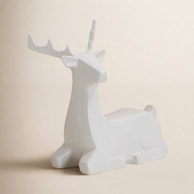 Minimal Deer Figurine