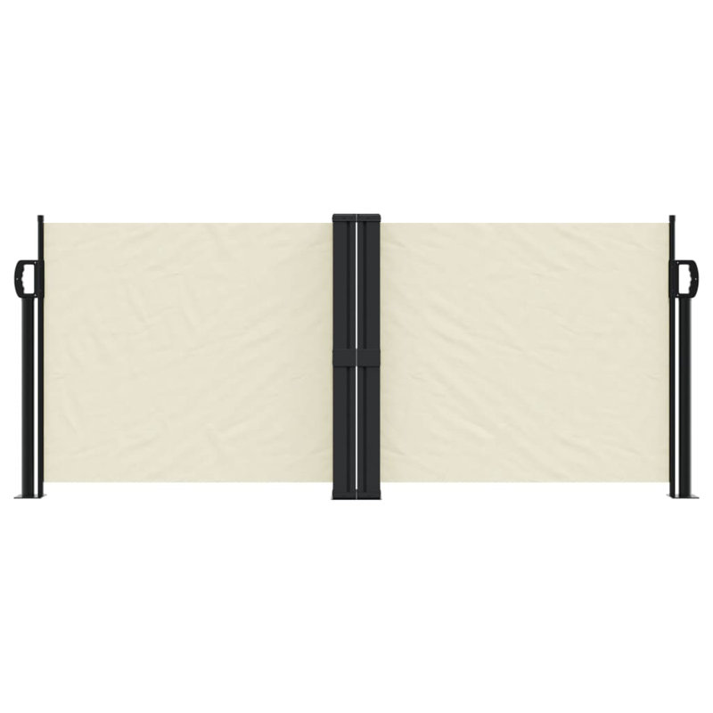 Dakota Fields Retractable Side Awning, 100cm H x 600cm W, Cream