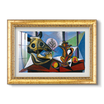 Nature morte au crâne de taureau, 1939 - Pablo Picasso - Reproduction encadrée sur mesure