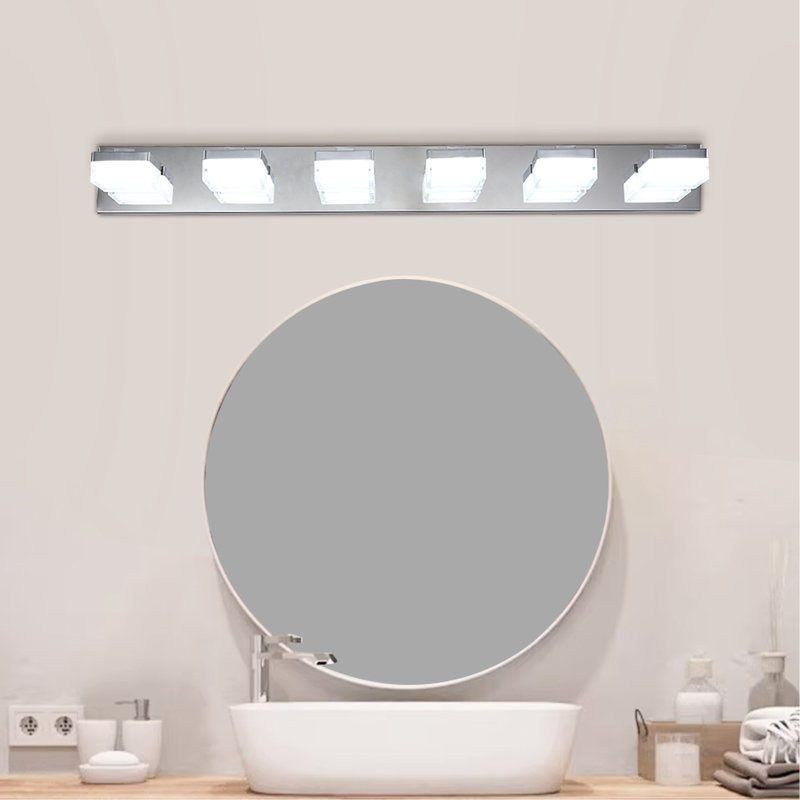 Miroir de salle de bain Modern, Chrome chrome