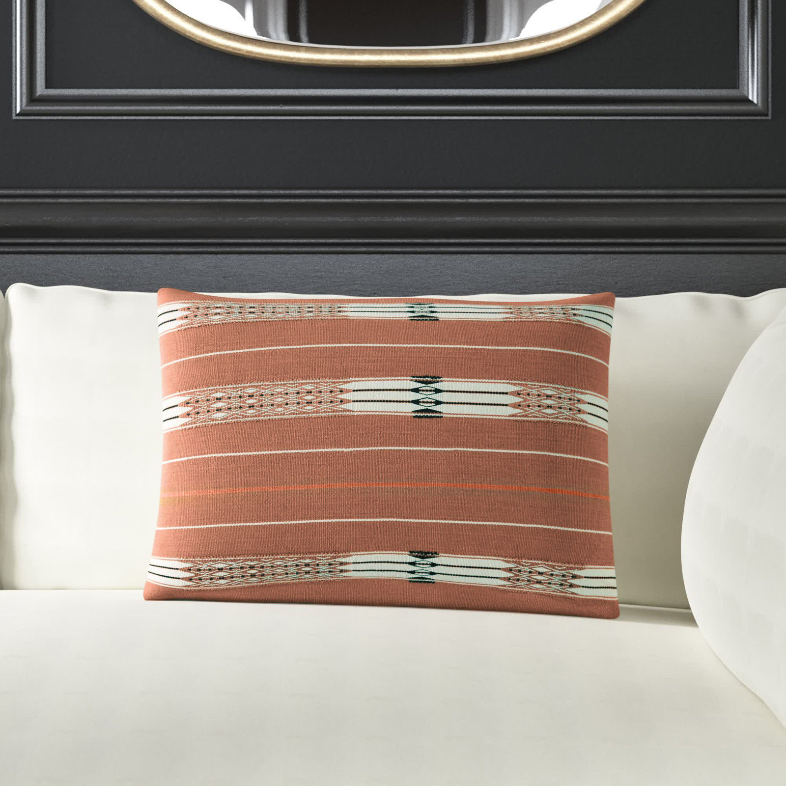 Dixon Geometric Lumbar Throw Pillow, Pillow Cover Only - No Insert, 16" x 24"