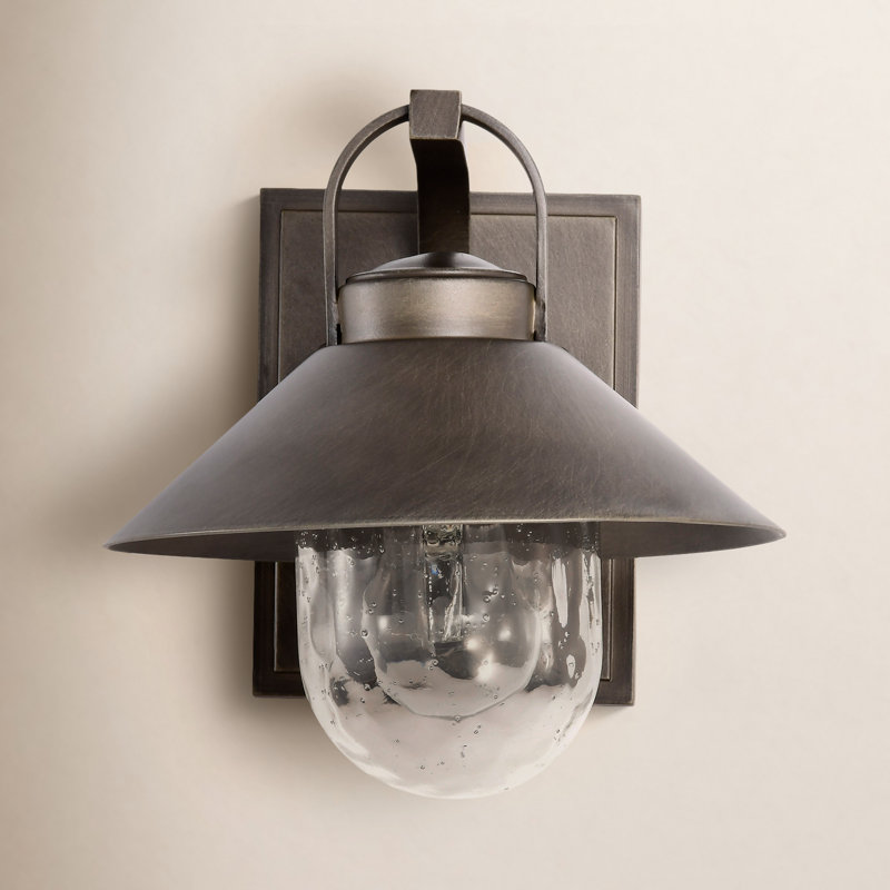 Andren Medium Outdoor Wall Light, Bronze, 8.13'' H x 8'' W x 9'' D, Bronze