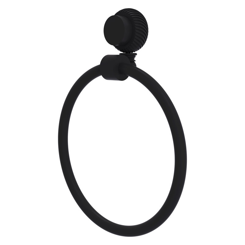 Venus Towel Ring, Matte Black