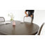 Ensemble de table de salle à manger extensible vintage pour 4 à 6 personnes avec 4 chaises rembourrées, ensemble de table de cuisine rustique de 42 à 58 pouces avec finition patinée et pieds croisés robustes-927470565