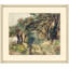Crackled Country Landscape 6 Painting