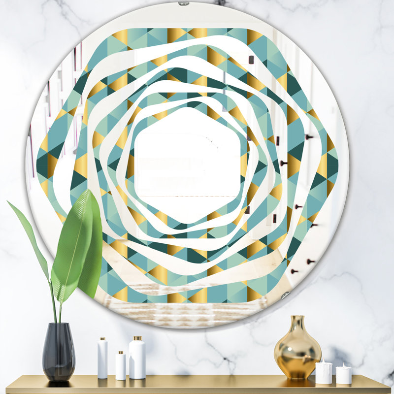 Miroir mural Whirl Dynamics V, H 23,6 po x l 23,6 po