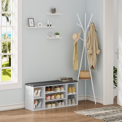 Sunol Upholstered Shoe Storage Bench