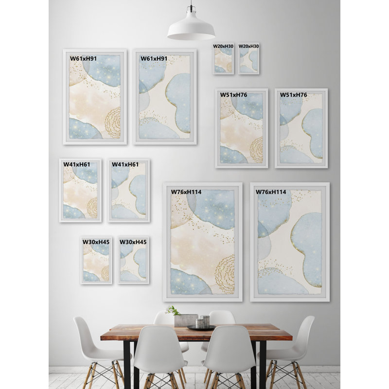 Disputed Territory by Marmont Hill - 2 Piece Single Picture Frame Painting Set, 45cm H x 38cm W x 3.81cm D