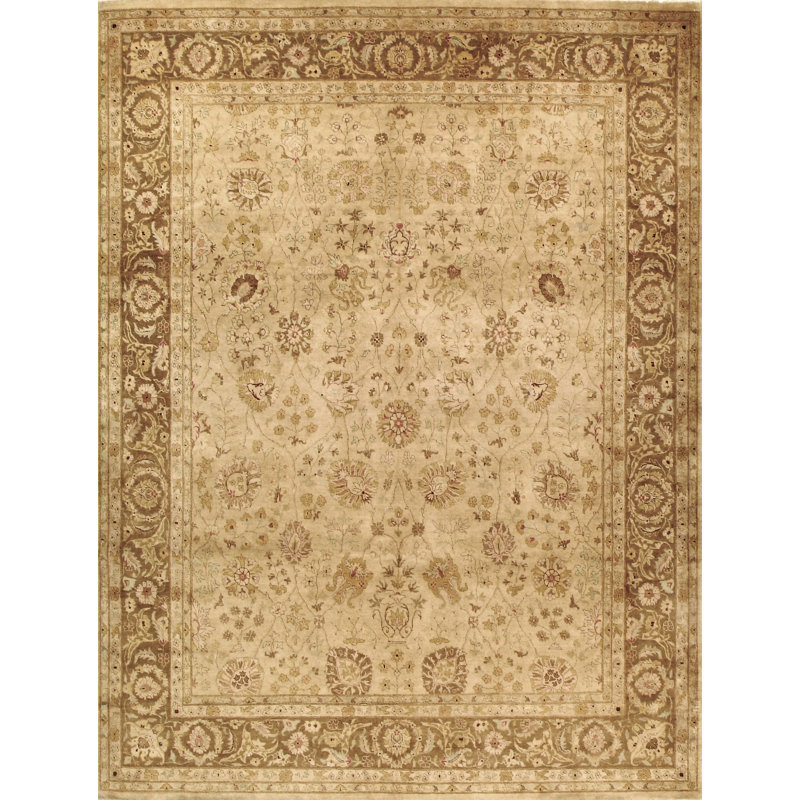 Wool Oriental Area Rug, Rectangle 6' x 9'