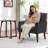 Mid-Century Accent Chairs Featuring Removable Cushions-1569348496