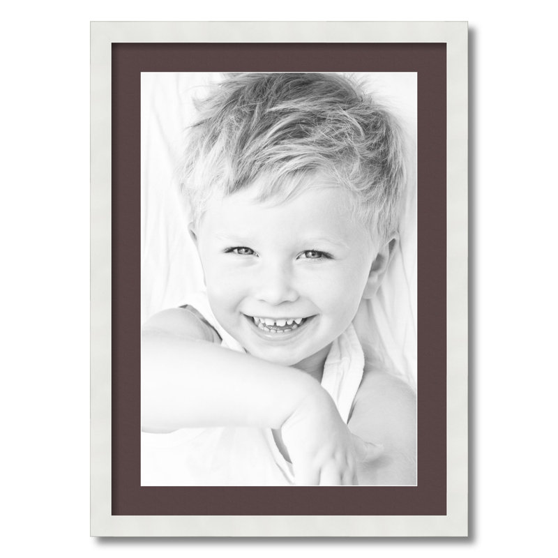 Cadre pour photo simple 16 po x 24 po en bois mat, Tourbe