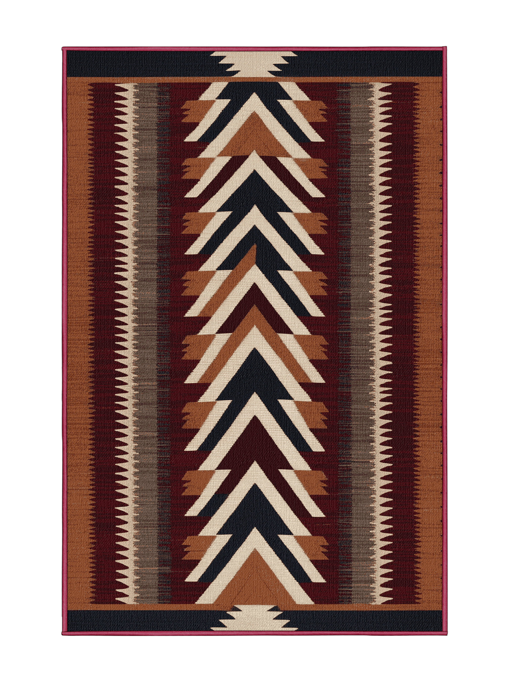 Dakota Fields Washable Navajo Chevron Southwestern Area Rug | Wayfair