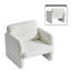 Modern Style Velvet Fabric Sofa with Support Pillow for Office, Living Room And Bedroom-1040686864