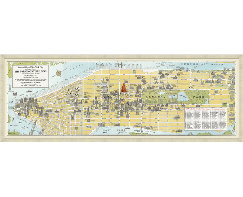 New York City Map Print