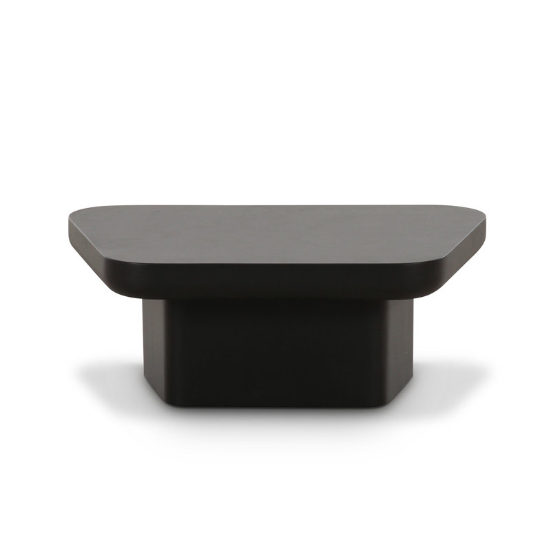 Rundle Black Small Coffee Table, 11.8" H x 20.5" L x 31.5" W