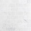 White Carrara 3" x 6" Polished Marble Floor & Wall Subway Tile