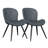 Modern Dining Chairs, Tech Fabric Upholstered Kitchen Chairs With Curved Backrest, Comfortable Dining Room Chairs For Family Meals & Guests-1446792821-1457286989
