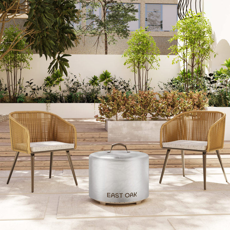 Housse imperméable pour foyer d'extérieur E 21, Gris