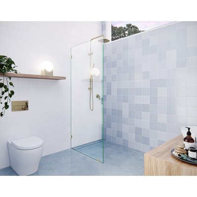 Panneau de douche fixe simple sans cadre 31 po x 78 po Vela