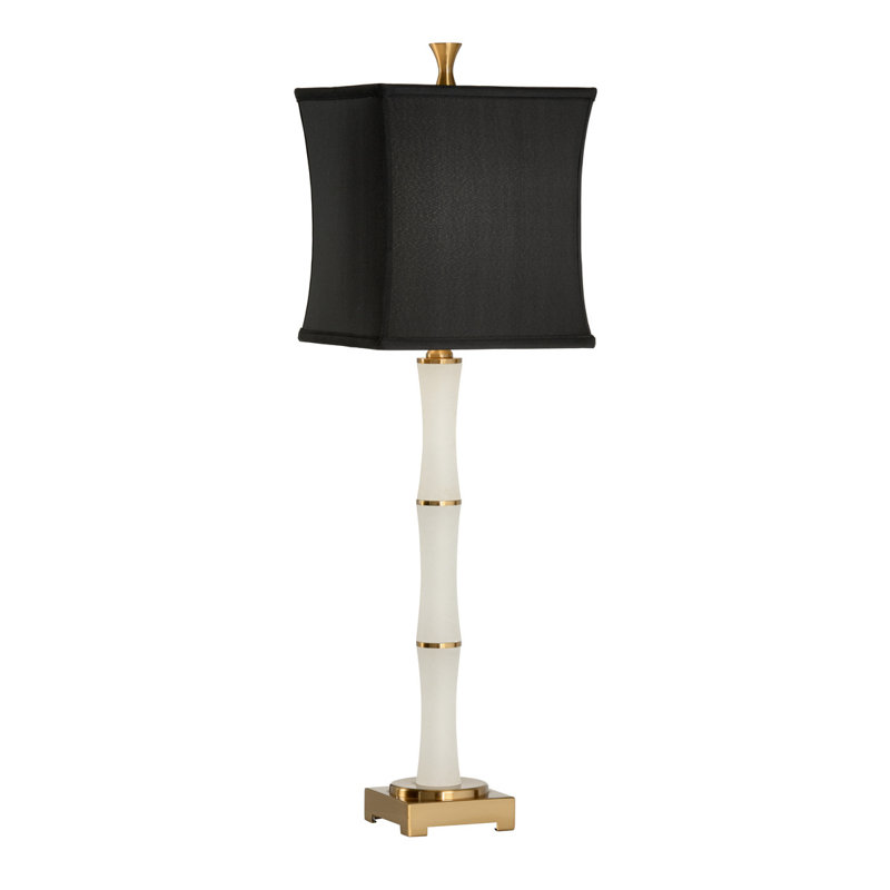 Lampe de table 37 po Coastal, Noir