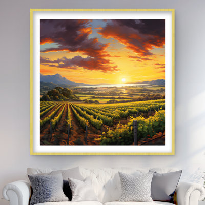 «Time to Sleep - Mountains», reproduction encadrée avec passe-partout | Décoration