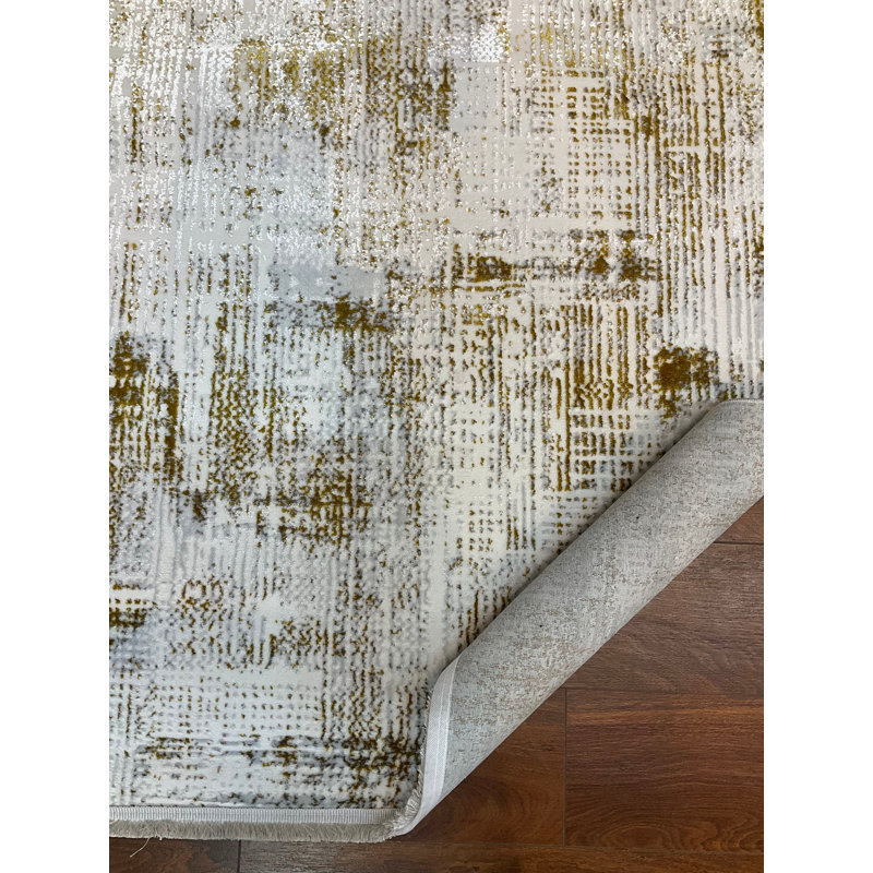 Aundrey Solid Colour Bamboo Slat / Seagrass Area Rug, Rectangle 24'2" x 16'8"