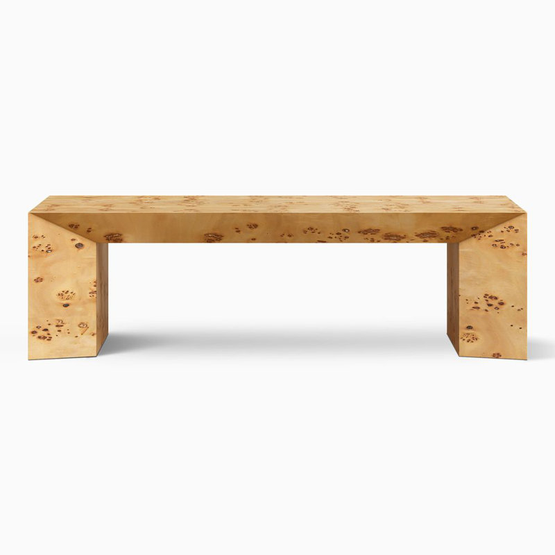 47" Burl Coffee Table