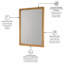 Chatham - Miroir de commode rectangulaire - Finition érable chaud
