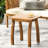 Wood Club Armchair With Blue Waterproof Cushions, Finish, Elegant For Outdoor Decks Wooden Of 2 Weather - , Comfortable Seating, Easy Assembly Patios And