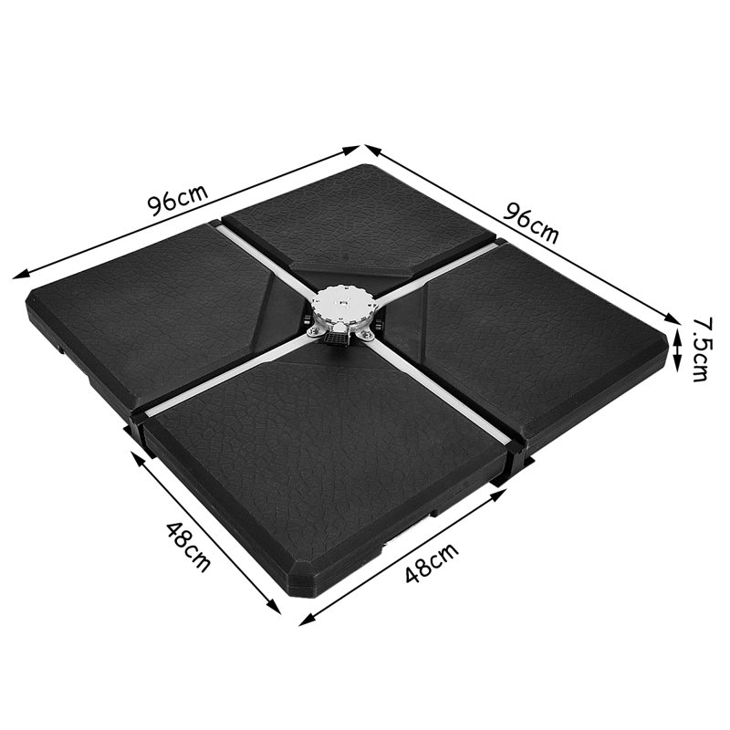 Akhila 7.46kg Plastic Free Standing Umbrella Base