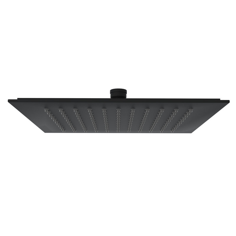 Slim 9" Rain Showerhead, Matte Black