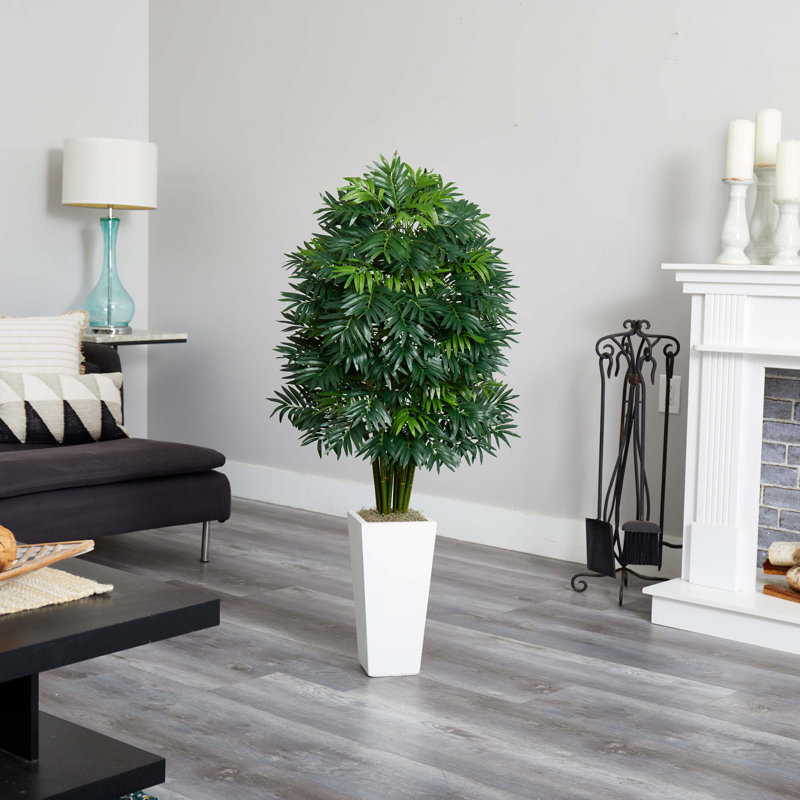 49'' Faux Bamboo Plant in Ceramic Planter
