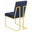 Chaise rembourrée capitonnée (ensemble de 2)-651210197