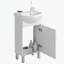 Meuble-lavabo compact avec lavabo en céramique Marinino-112619217