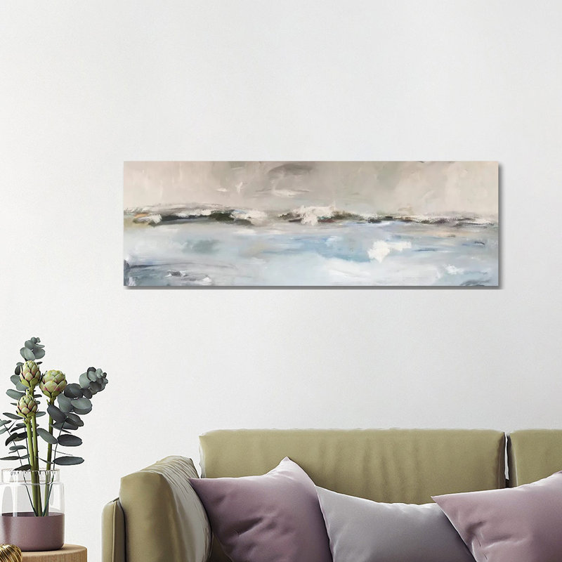 Surf Sans Turf by Bradford Brenner - Wrapped Canvas Panoramic Painting, 121.92 cm H x 40.64 cm W x 1.91 cm D