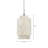 Avdullah 1 - Light White Square/Rectangle Pendant