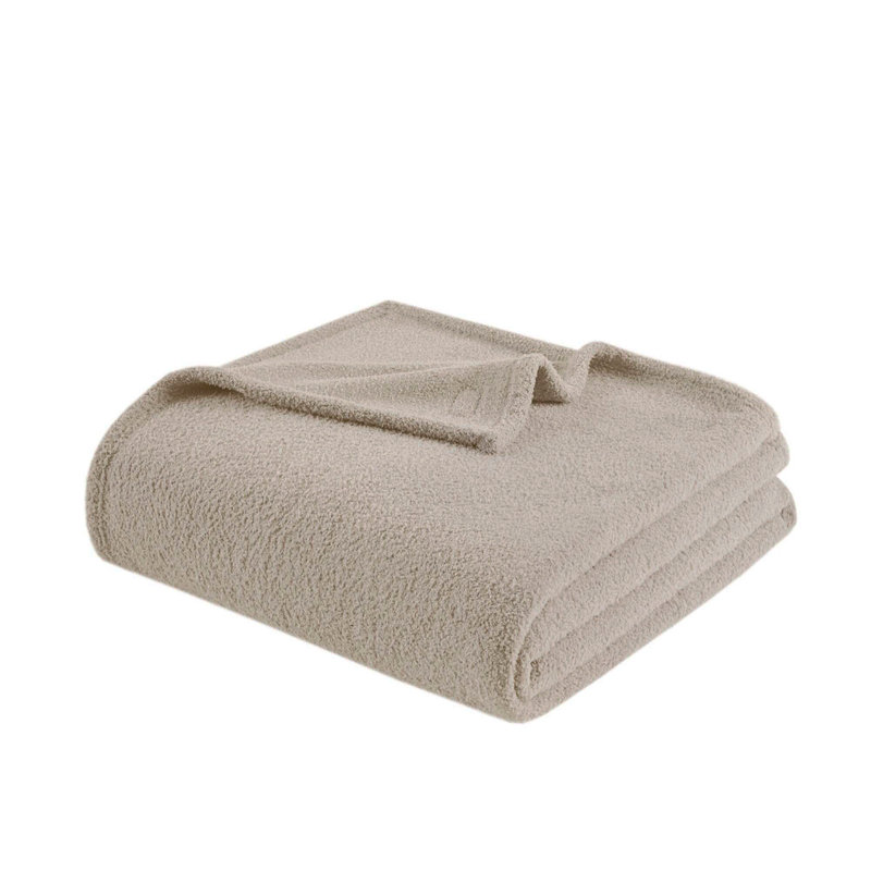 Couverture simple Dream, Taupe, Lit simple