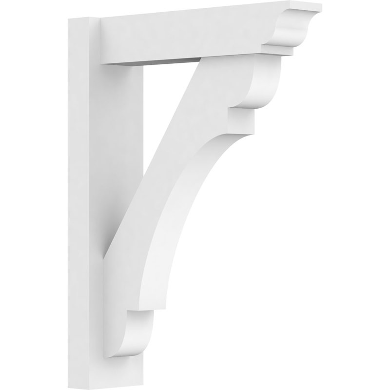 Perspectives en PVC de qualité architecturale avec extrémités traditionnelles, H 24 po x P 18 po, L 5 po