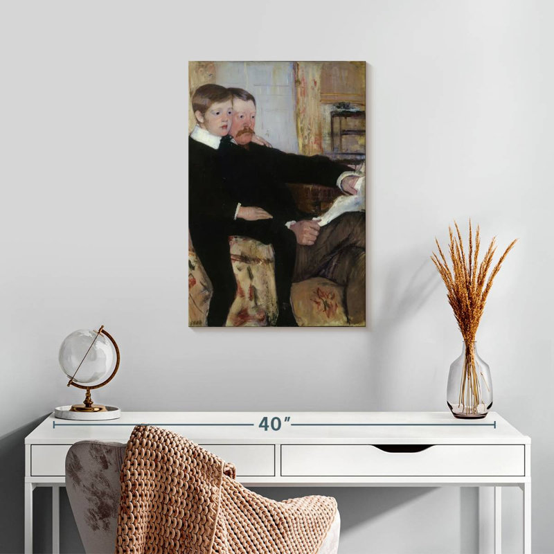 Alexander Cassatt et Robert Cassatt, 24" H x 16" W