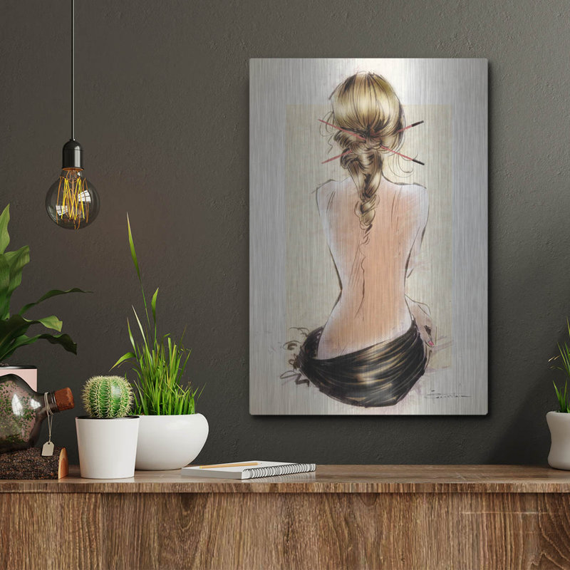 «Ignore» par TM Borenstein, H 16 po x l 12 po
